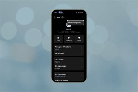 How to roll back to an older version of an app on Android.